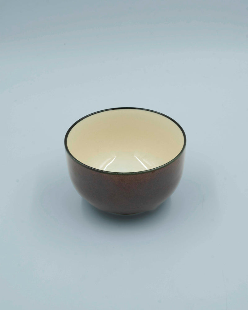 Chestnut-brown matcha bowl