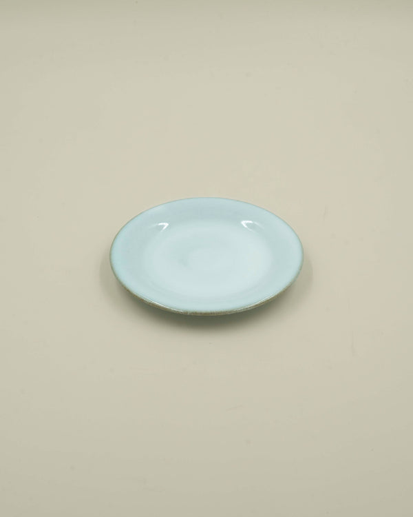 Organic light blue saucer