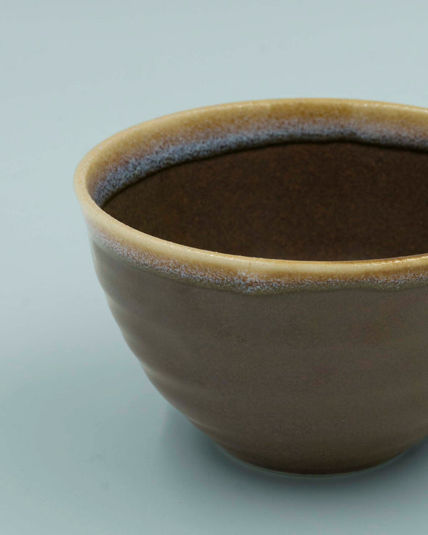 Large brown cup with handle