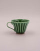 Green flower cup