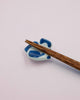 Blue flatfish chopstick holder