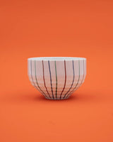 Large cup with colored stripes 