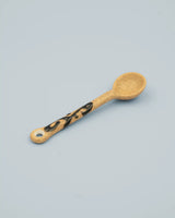 Beige ceramic spoon 