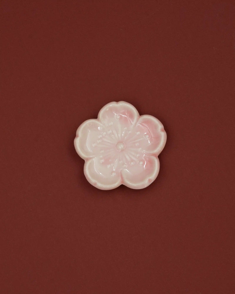 Pink sakura chopstick holder