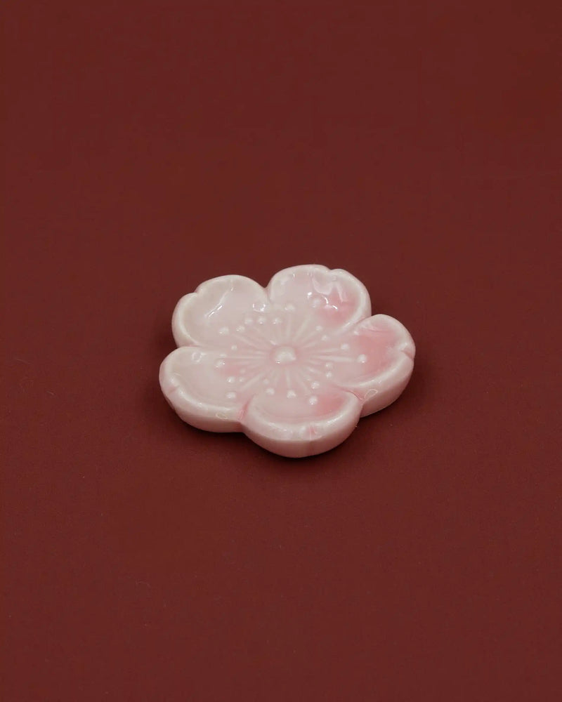 Pink sakura chopstick holder