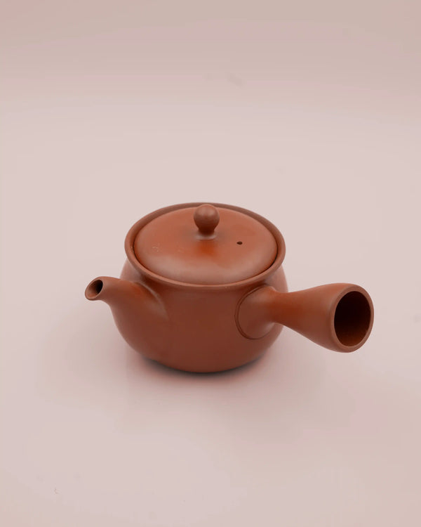 Rusty red teapot
