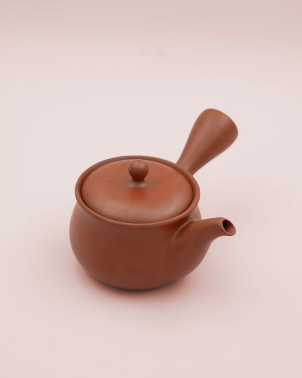 Rusty red teapot