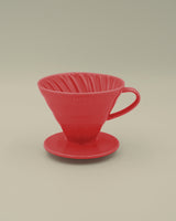 Hario funnel in red porcelain (02)