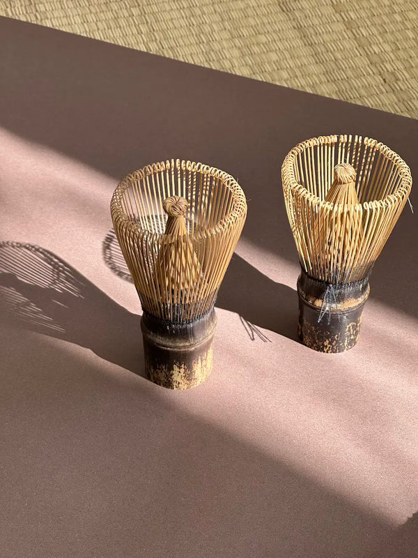 Bamboo whisk for matcha (Dark)