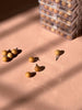 Wooden button pins