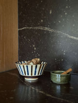 Grøn stabelbar skål