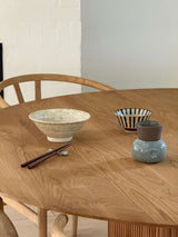 Ramenskål med let spiralmønster