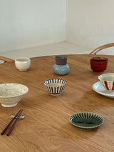 Gray jug with rustic glaze 