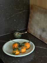 Beige ceramic spoon 