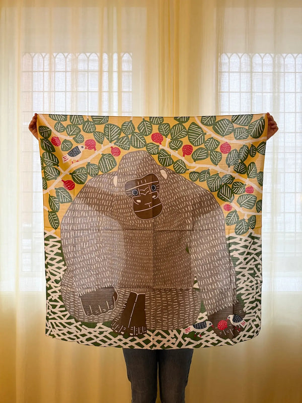 Furoshiki 'Gorilla Green' - 104x104