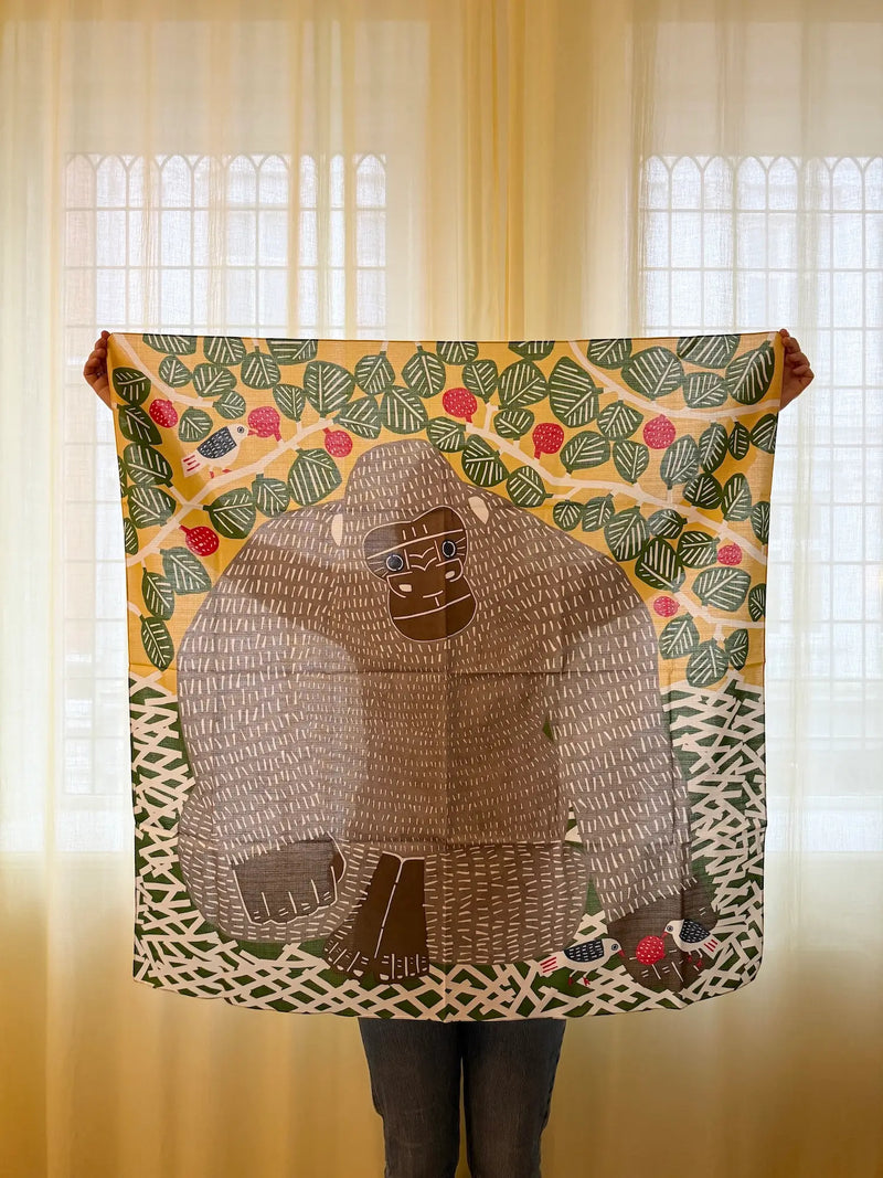Furoshiki 'Gorilla Green' - 104x104