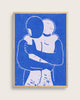The Hug (linoleum print)
