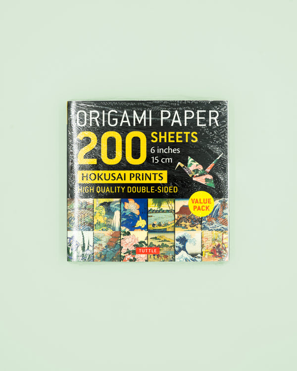 Origami paper block with Hokusai motifs (200 sheets)