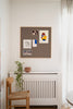 Pinbōdo notice board - Chairo/Brown - 70x70