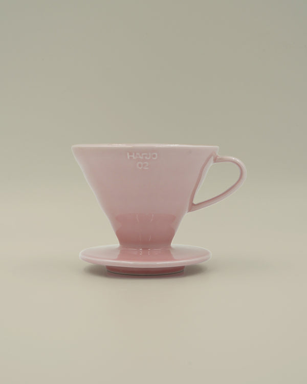 Hario funnel in pink porcelain (02)