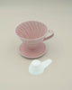 Hario funnel in pink porcelain (02)