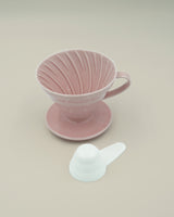 Hario tragt i rosa porcelæn (02)
