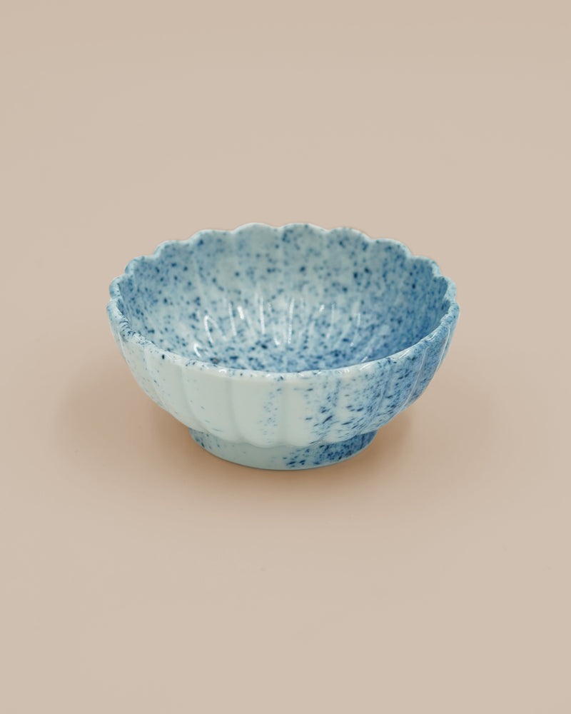 Soy bowl with blue splash