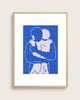The Hug (linoleum print)