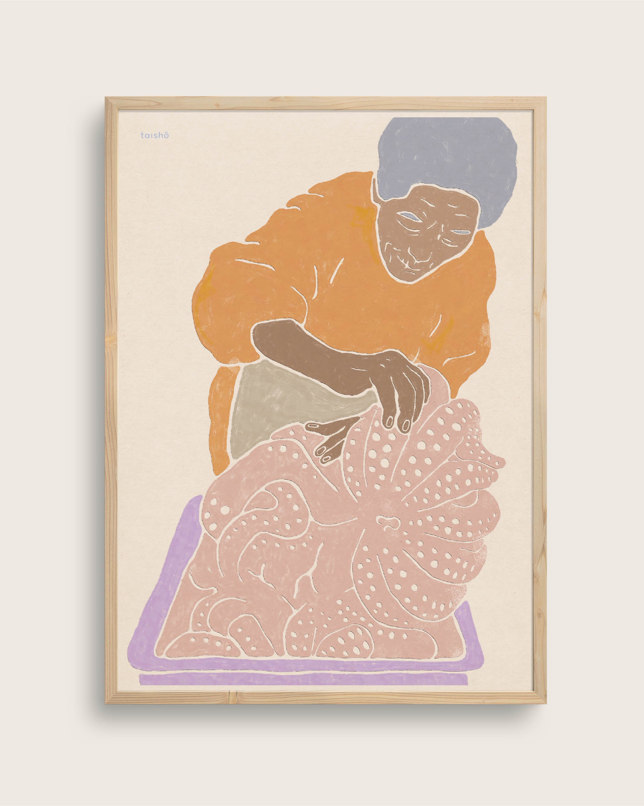 Kazuko | Japanese elderly woman with octopus | taishō – Seramikku