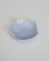 Small light blue flower bowl