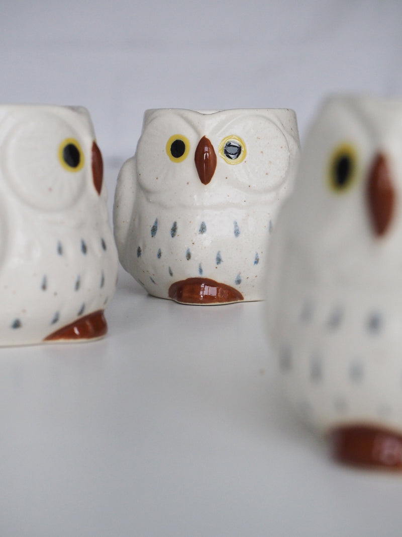 Owl mug with handle