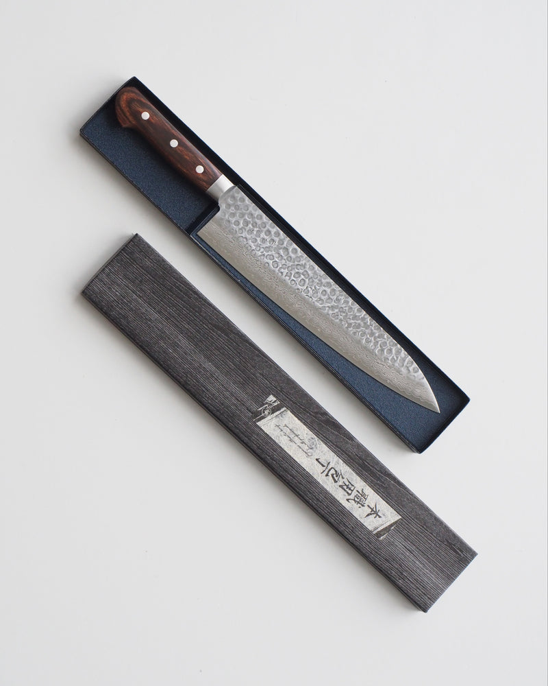 Gyuto kniv | 24 cm | Mahogni
