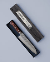 Santoku kniv | 18 cm | Mahogni