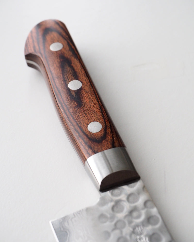 Santoku knife | 18 cm | Mahogany