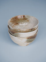 Sand colored ramen bowl