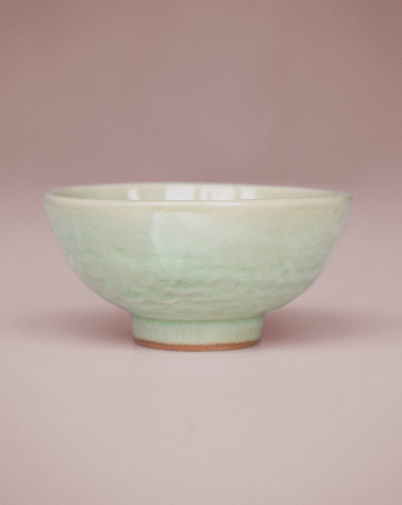 Pastel green rice bowl
