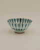 Bowl with detailed striped pattern