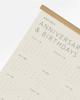 Anniversaries & Birthdays